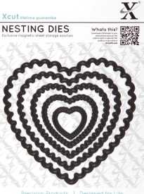 Nesting Dies (5pcs) - Scalloped Heart